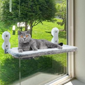 Cat Window Perch,Foldable Cat Hammock for Window,Cat Window Hammock with 4 Suction Cups