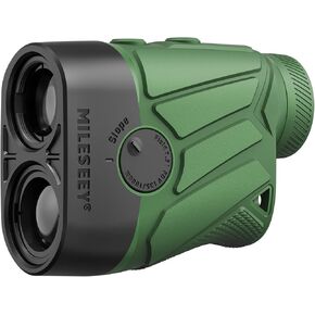 Mileseey PFSH 1100 ياردة صيد/جولف رطاق الجولف مع مفتاح الميل ، 7.5 ° View View Angle Range Finder يدعم وضع المطر والضباب ، قياس الارتفاع> 90 ٪ من الإرسال العالي ، ± 0.5y دقة