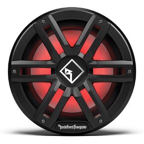 Rockford Fosgate M2D2-10IB-G2 Color Optix 10" DVC 2-Ohm Infinite Baffle Multicolor LED Lighted Marine Subwoofer 400 Watts RMS / 1600 Watts Peak - Black/Stainless