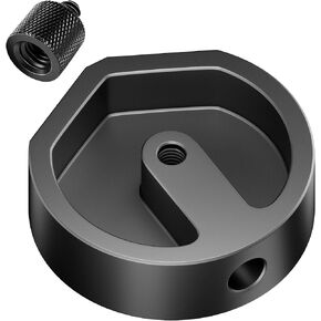 محول ترايبود Starlink Mini مع Mini 1/4 "-20 و 3/8" -16 Threads - Gliship Aluminium Sploy Mount Adapter - استخدم مع محول الأنابيب ، متوافق مع معظم ترايبود ، رام جبل وغيرها
