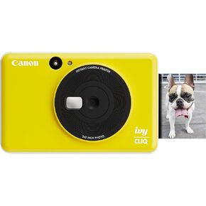 Canon Ivy CLIQ Instant Camera Printer, Mini Photo Printer with 2"X3" Sticky-Back Photo Paper(10 Sheets)