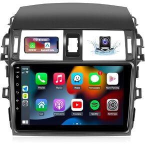 Naifay Android Car Sereo for Toyota Corolla 2009 2010 2011 2012 2013 Radio, 9inch Touch Screen for Corolla Car Stereo with Carplay Android Auto Bluetooth WiFi GPS SWC Backup Camera