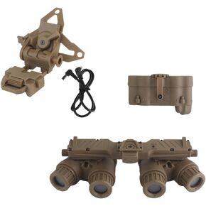 GPNVG 18 NVG Dummy Model with Night Visions NVG Mount，for Helmet Binocular Night Vision Tactical No Function Model Kit for Cosplay
