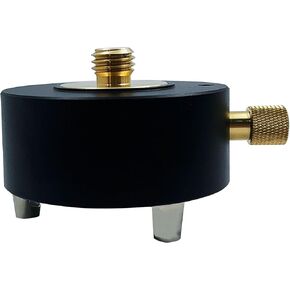 2070-00 Replacement for Seco Tribrach Adapter Rotating & Locking GNSS Carrier GPS Connector Round Base Mini Three-jaw Tribrach, 5/8" -11 Thread