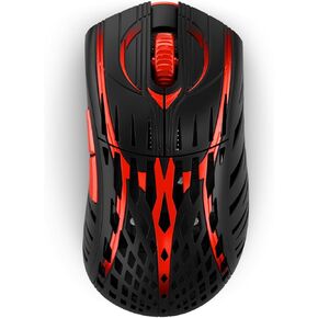 PWNAGE Stormbreaker v3 Wireless Magnesium Gaming Mouse 8kHz - 50grams Ultralight Esports Pro Gamer Flawless Professional 3950 Xero Optical Sensor 36,000 DPI - 8000Hz -120hr - Skates Ergo -Bloodline