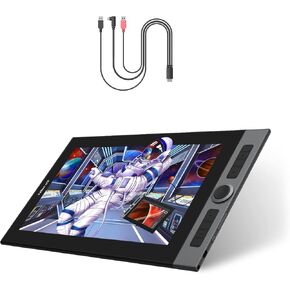 XP-PEN Artist Pro 16 Drawing Tablet مع شاشة 15.6 بوصة عرض رسومات رفيعة كاملة و 3 في 1 كبل للفنان 12 (2nd Gen) ، 16 (2nd Gen) ، Pro 16