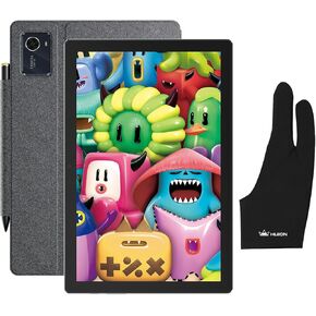 HUION Kamvas Slate 10 Standalone Drawing Tablet No Computer Needed with Full-Laminated Screen, 10.1" Digital Art Tablet with 4096 Levels Stylus Pen, Glove, Android 12, 8GB+128GB for Artist Beginner