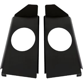 KUAFU Behind Seat Speaker Brackets Compatible with 1967-1972 Chevy Chevrolet C10 Pickup Cab Corner Behind Seat Speaker Brackets for 6x9 Speakers