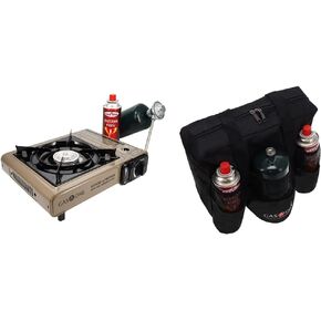 Gas One GS-3400P Propane or Butane Stove Dual Fuel Stove + Carry Bag for Portable Butane Stoves