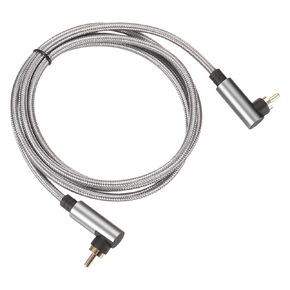 DMiotech 90 Degree RCA Cable 5ft, RCA Right Subwoofer Cable Digital Coaxial Stereo Audio Cord for Home Theater, HDTV, Speakers, Amplifiers