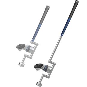 All-new YEZRO VR Golf Club Attachment for Meta Quest 3s/3/2 and Pro - 27" & 19" Dual Length Adjustable Weighted Golf Club Handle Accessory for Golf+ Realistic Weight & Balance ( for Left & Right Controller)