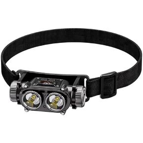 WARSUN Rechargeable LED Headlamp, Falcon Series - 1500 Lumens, Aluminum Alloy+ABS, IPX6 Water Resistant, Extended Battery Life – for Camping, Hiking, and Industrial Use