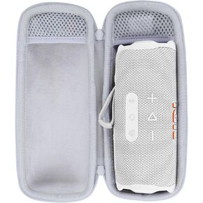 Storage Case Compatible with JBL Flip 7/6 / 5 Portable Waterproof and DropProof Speaker (White)