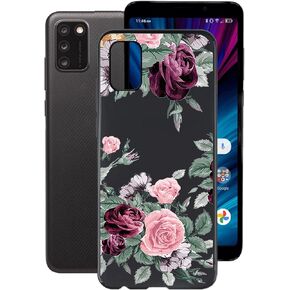 بالنسبة لحالة TCL A3X [6.00inch] ، فإن قشرة السيليكون الناعمة سوداء مطاطية سوداء مرنة الحالات الوقائية TPU TPU لـ TCL A3X -RESE REED ROSE - YQ12