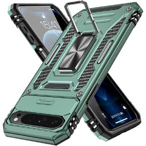 for Google Pixel 9 Pro XL Case with Stand,[Military Grade Shockproof],Heavy Duty Military Grade Hard Protection,Camera Protect,Edge Cover for Pixel 9 Pro XL,[Light Blue],MUS-KJZH-03-07 in Kuwait