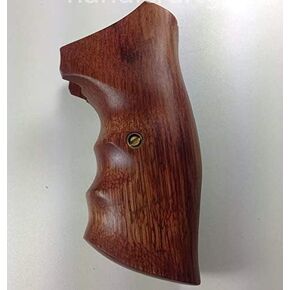 BMPL New Hardwood Sp101 Grips Model Finger Groove Smooth Handcraft Handmade Wood Revolver Handgun Deluxe #SP119