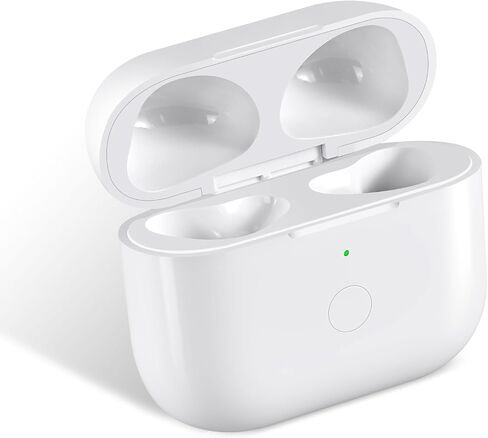 حالة الشحن اللاسلكية متوافقة مع Airpod 4 ، Air Pod 4th Generation Charger Presentive مع مزامنة الاقتران بلوتوث ، أبيض (إلى USB-C) in Kuwait