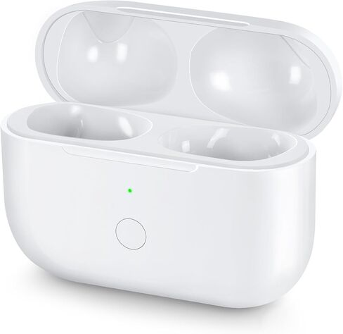 حالة الشحن اللاسلكية متوافقة مع Airpod 4 ، Air Pod 4th Generation Charger Presentive مع مزامنة الاقتران بلوتوث ، أبيض (إلى USB-C) in Kuwait