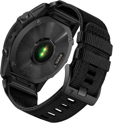 26 مم نطاقات ساعة Quickfit متوفرة مع Garmin Fenix ​​8-51mm Tactix 7 Pro/Fenix ​​7x Pro/7x/6x Pro/5x Pro/5x/Descent Mk2 Mk1 Tactix Delta/Enduro 2 3 Woven Nylon Watch for Mens in Kuwait