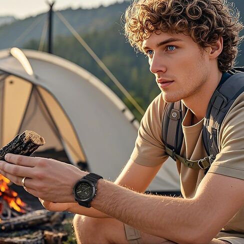 26 مم نطاقات ساعة Quickfit متوفرة مع Garmin Fenix ​​8-51mm Tactix 7 Pro/Fenix ​​7x Pro/7x/6x Pro/5x Pro/5x/Descent Mk2 Mk1 Tactix Delta/Enduro 2 3 Woven Nylon Watch for Mens in Kuwait