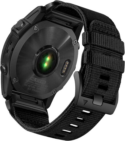 26mm Quickfit Watch Bands Compatible with Garmin Fenix 8-51mm Tactix 7 Pro/Fenix 7X Pro/7X/6X Pro/5X pro/5X/Descent MK2 MK1 Tactix Delta/Enduro 2 3 Woven Nylon Watchband For Men in Kuwait