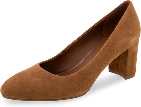 Aerosoles Women's EBEL Pump, Light Bronze Leather, 11 in Saudi Arabia