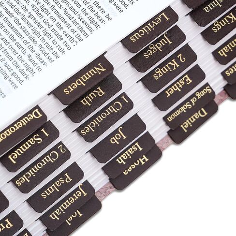 XKDOUS Leather Bible Tabs, Blue Bible Tabs for Men Women, Gold Bible Book Tabs, 66 Bible Tabs for Old and New Testament, Additional 9 Tabs (Navy Blue) in Kuwait