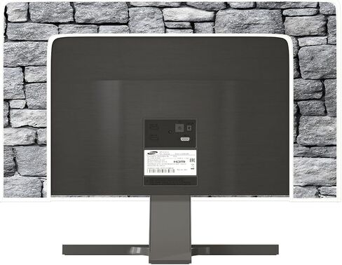 Baocicco Gray Vintage Wall Monitor Dust Cover 22, 23, 24, 25 Inch Anti-Static Dustproof Protective Full Body Cover for Computer Screen Sleeve Compatible with iMac 24,22-25 PC,Desktop and TV in Saudi Arabia