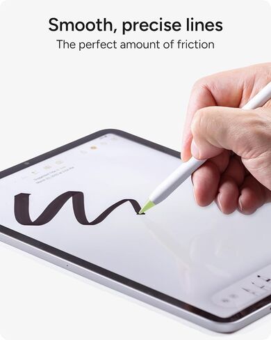 ZAGG Replacement Tips for Apple Pencil 1st Gen, 2nd Gen, & USB-C - Pack of 4, Smooth Writing, Perfect Friction, White in Kuwait