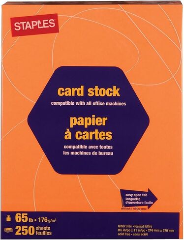 Staples 862157 Cardstock Paper 65 Lbs 8.5-Inch X 11-Inch Bright Green 250/Pk in Saudi Arabia