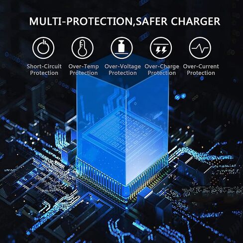 USB C Fast Charger Block, 40W 4-Port USBC Wall Charger Plug, 2Pack Type C Charger Fast Charging Blocks PD Power Adapter+QC USB Multiport Brick for iPhone 17/16/15/14/13/12 11/Pro Max, iPad, Samsung in Kuwait