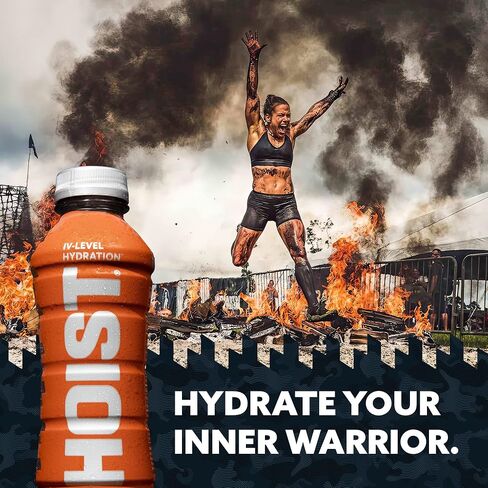 HOIST Premium Military Hydration Electrolyte Drink, Powerful IV-Level Hydration, Clinically Proven Performance Drink, Watermelon, 16 Fl Oz (Pack of 12) in Saudi Arabia