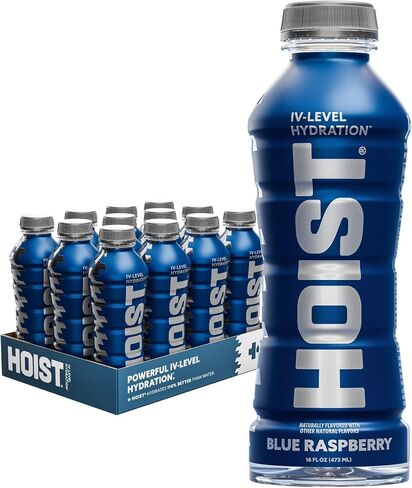 HOIST Premium Military Hydration Electrolyte Drink, Powerful IV-Level Hydration, Clinically Proven Performance Drink, Watermelon, 16 Fl Oz (Pack of 12) in Saudi Arabia