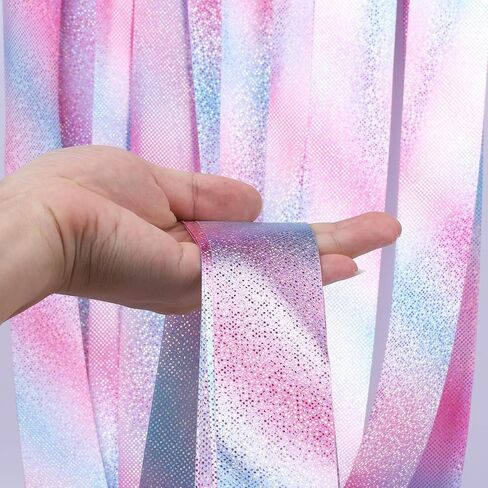 14PCS Sparkling Dance Ribbon for Kids Girls Princess Mermaid Ballet Ballerina Gymnastics Birthday Party Favors Decorations, Kids Twirling Streamer Ribbon Dancer Wands for Outdoor Toys in Saudi Arabia