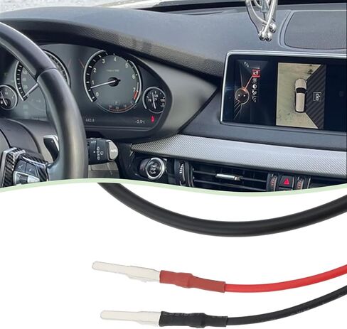 1pc RJ11 Rearview Mirror Plug Cord Radar Detector Power Cable 60cm Compatible with Escort Compatible with Valentine One Compatible with Uniden RJ11 Radar Detector(Middle Pin) in Kuwait
