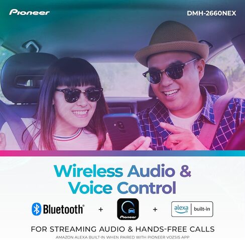 Pioneer DMH-2000NEX 6.8 بوصة مستقبل وسائط رقمية مزدوج Din، Apple CarPlay سلكي وAndroid Auto، بلوتوث، كاميرا احتياطية متوافقة، شاشة تعمل باللمس، ملاحة بلمسة واحدة in Kuwait