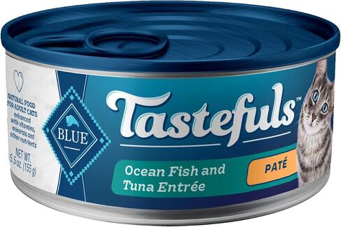 Blue Buffalo Tastefuls Natural Wet Cat Food Cans, Paté Style, Chicken Entrée 3-oz Cans (Pack of 4) in Kuwait