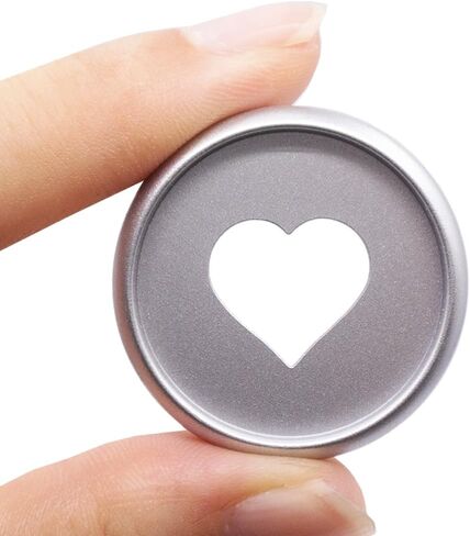33pcs Expansion Discbound Notebook System Heart Plastic Discs Book Binding Disc Binder Rings Planner Accessories(Silver & Rose Gold,1inch/24mm,33 Pieces) in Saudi Arabia