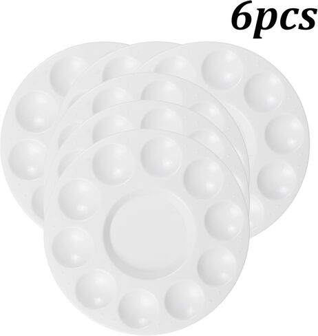 pson 3PCS 9" Paint Tray Palette Set, Ellipsoid Artist Plastic Mixing Palettes, Plastic Washable Paint Trays Paint Holder for Art Supplies, School Project, Craft in Saudi Arabia