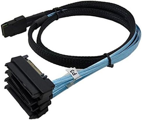 تشينيانغ 1M Mini SAS SFF-8087 36Pin مضيف إلى 4 SFF-8482 كابل قرص SAS المستهدف in Kuwait