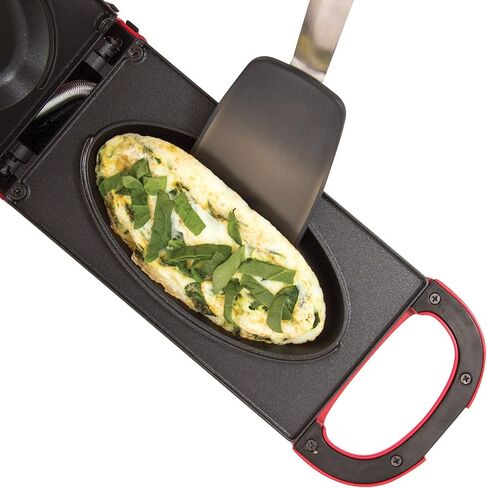 Dash DOM001RD Nonstick Omelette Maker, Red in Saudi Arabia