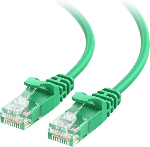 كابل مسائل 10 جيجابت في الثانية قطر 6 كابل إيثرنت - 25 قدمًا ، ملف تعريف نحيف 6 كبل ، كابل Cat6 ، سلك إيثرنت رفيع ، أسود in Kuwait