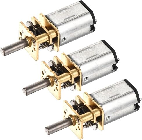 DMiotech 3pcs 3V 150RPM Rated Torque 2.5 Output Shaft Length 10mm Micro DC Speed Reduction Motor Mini Metal Gearbox Motor for RC Car Robot Model DIY RC Toys Engine in Kuwait