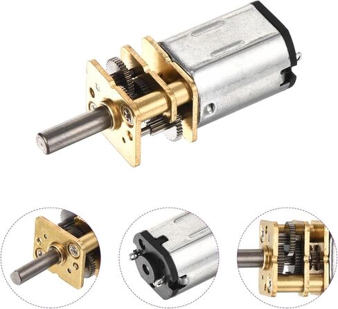 DMiotech 3pcs 3V 150RPM Rated Torque 2.5 Output Shaft Length 10mm Micro DC Speed Reduction Motor Mini Metal Gearbox Motor for RC Car Robot Model DIY RC Toys Engine in Kuwait