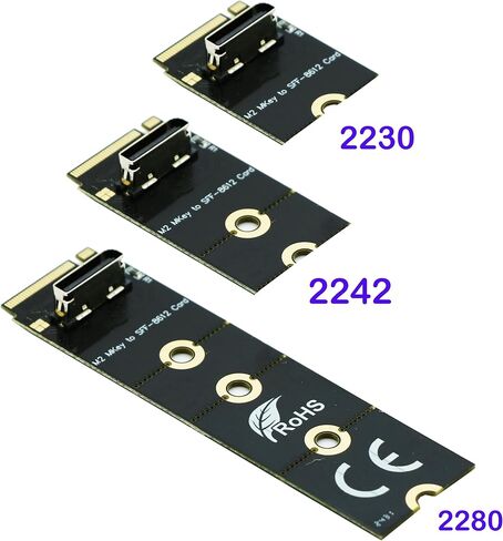 Sintech Oculink SFF-8611/8612 إلى M.2 NVME M-Key Interface Card in Kuwait