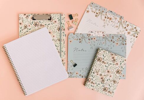Steel Mill & Co Cute File Folders, Set of 9, Document Organizer for Filing Cabinet, Decorative Letter Size Files, Full Posey/Scattered Posey/Bold Floral in Saudi Arabia