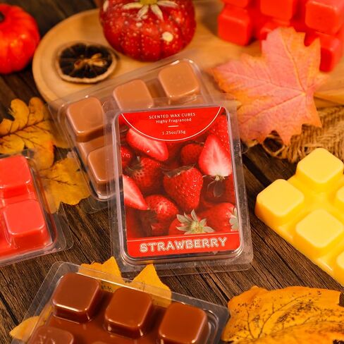 SCENTORINI Wax Melts, Mint Fragrance Wax Cubes, 4-Pack, Long-Lasting Scented Wax Melts, for Candle Making and Home Fragrance in Saudi Arabia