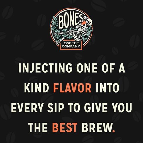 شركة القهوة في عظام Sinn-O-Bunn Flaved Bones Fags Coffee Coffee Pods لصالح صانع القهوة المنفرد المنخفض ، نكهة لفائف القرفة (12CT) in Saudi Arabia