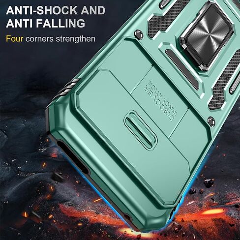 for Google Pixel 9 Pro XL Case with Stand,[Military Grade Shockproof],Heavy Duty Military Grade Hard Protection,Camera Protect,Edge Cover for Pixel 9 Pro XL,[Light Blue],MUS-KJZH-03-07 in Kuwait