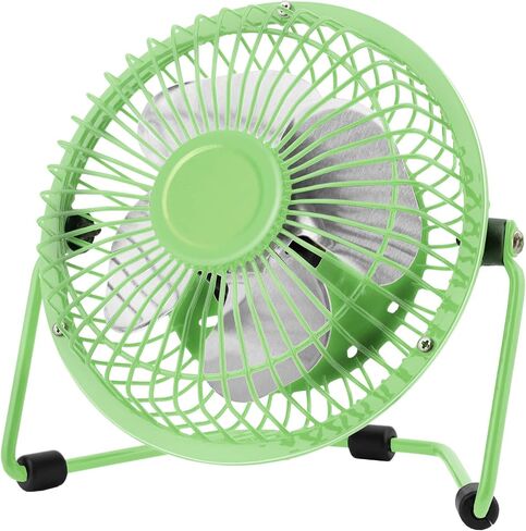 Chchmu USB Fan 4 Inch Mini USB Desk Table Fan Personal Portable Desktop Cooling Fan Powered by USB PC Netbook for Camping Home Office Outdoor Travel, Strong Wind, Pink in Kuwait